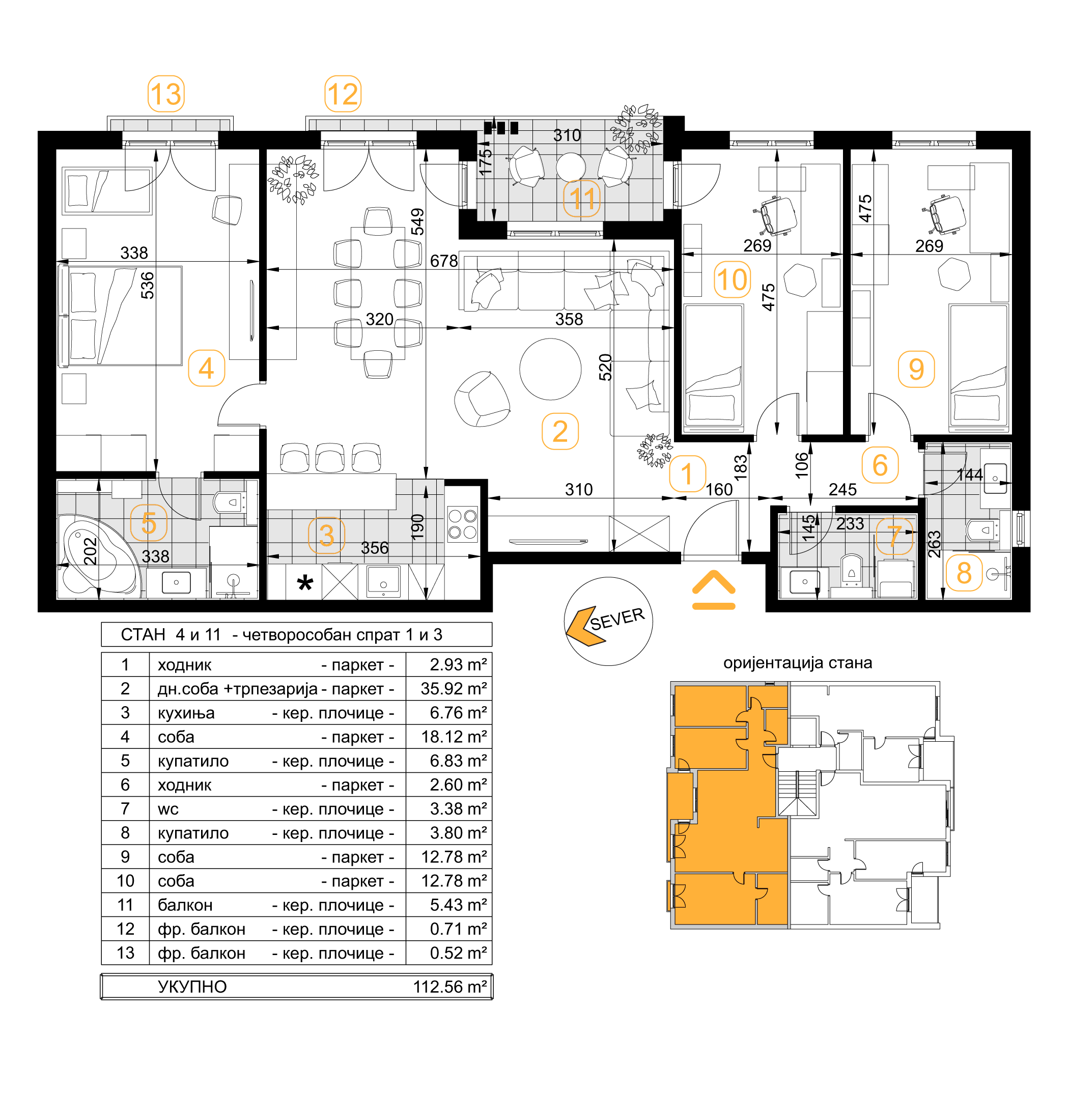 Stan 4 | Republic Residence | Godex Gradnja