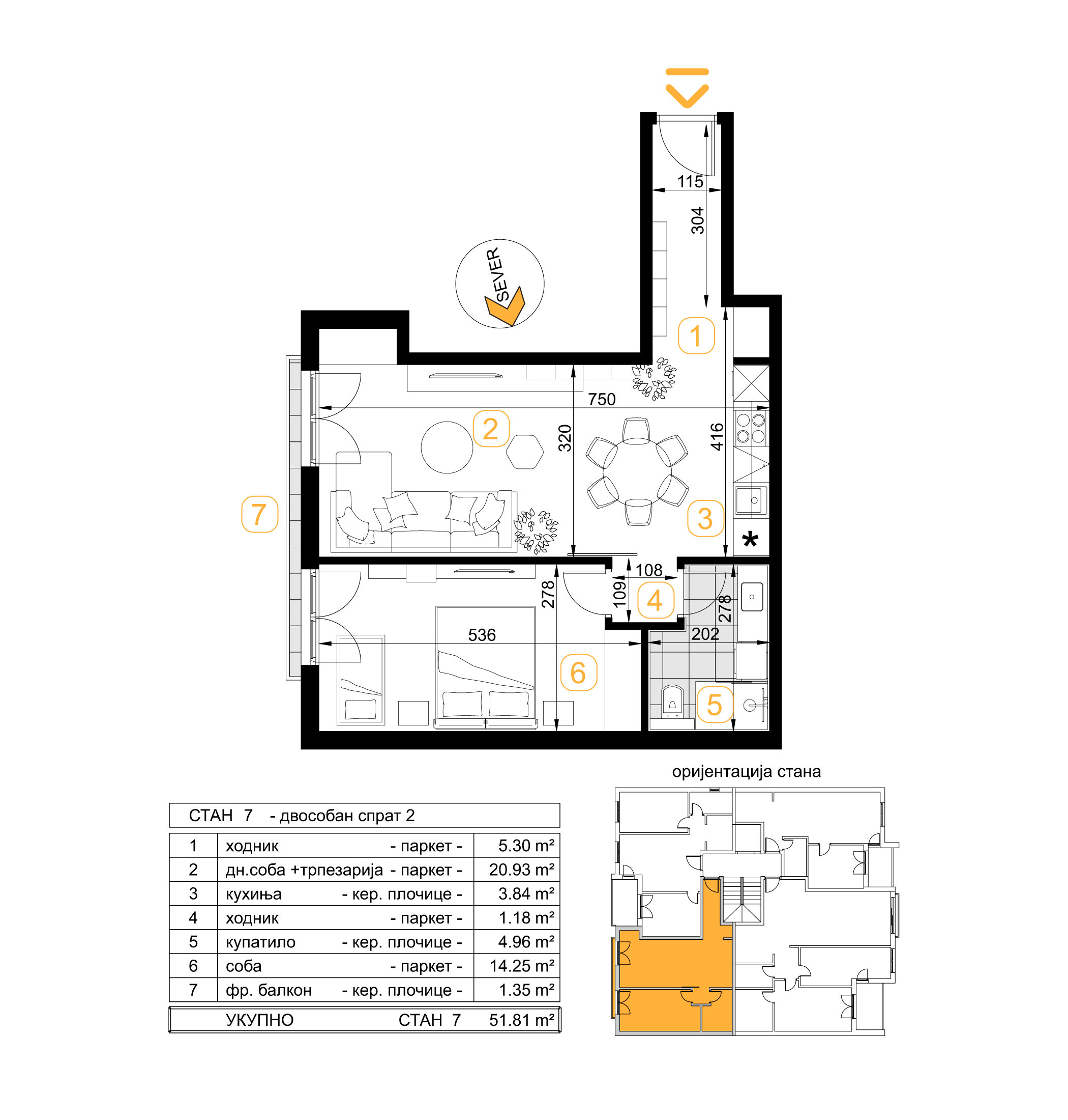 Stan 7 | Republic Residence | Godex Gradnja