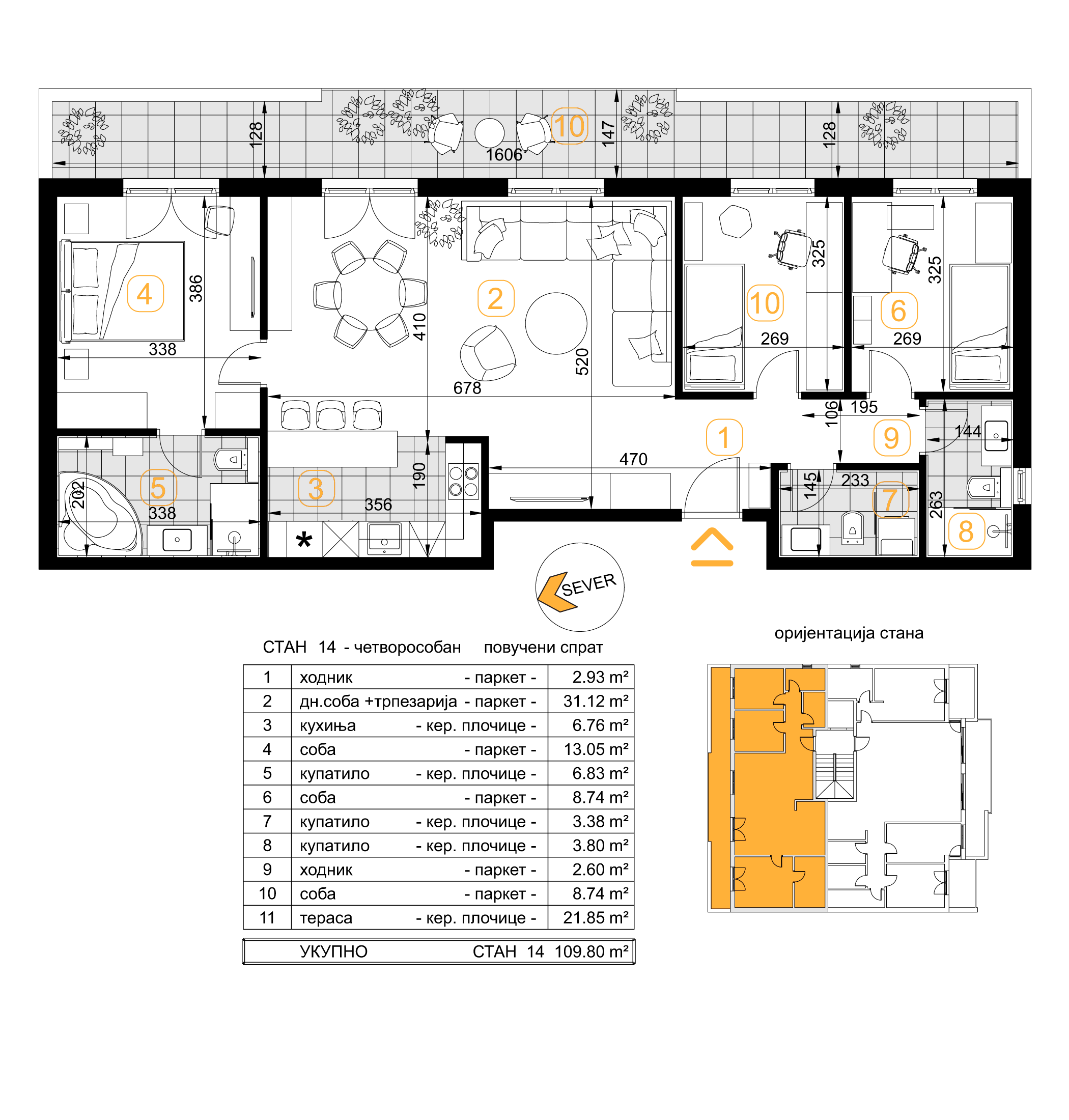 Stan 14 | Republic Residence | Godex Gradnja