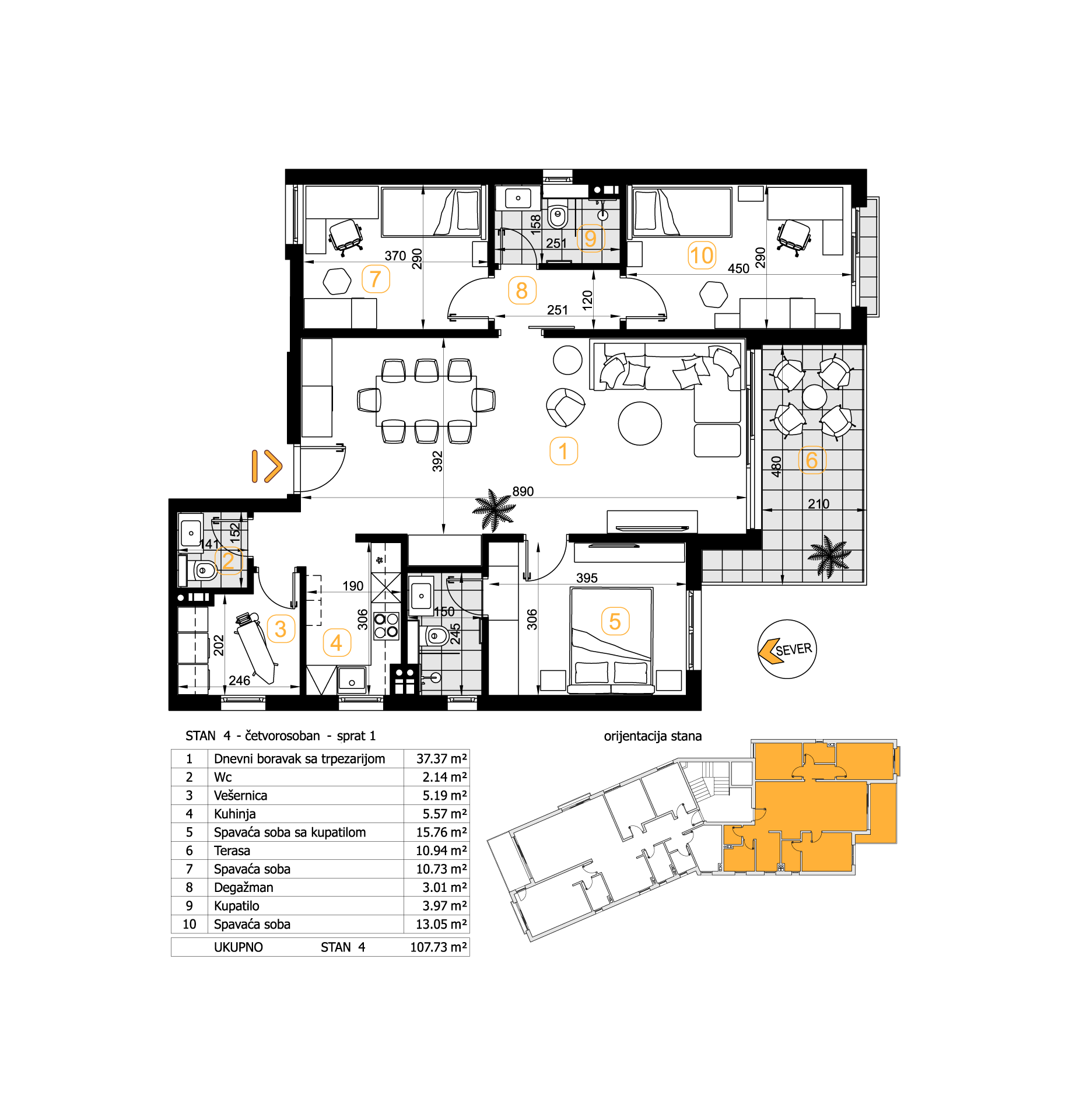 Stan 4 | Topčider Residence | Godex Gradnja