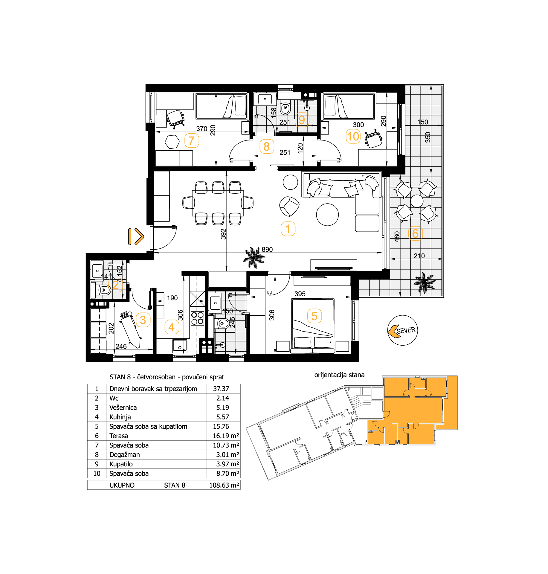 Stan 8 | Topčider Residence | Godex Gradnja